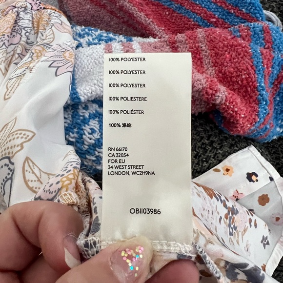 Free People run free balloon sleeve floral tie front button blouse - Picture 5 of 9